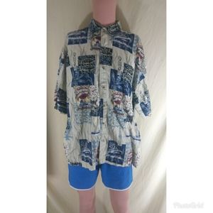 Sportif Size XL Men Button Down Shirt
